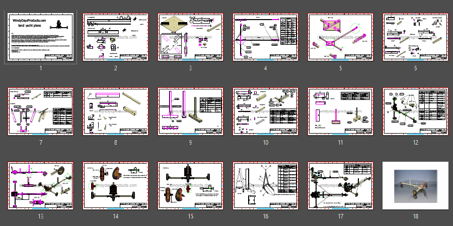 land yacht plans